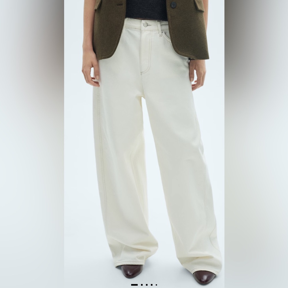 NWT Mango High Waist Balloon Jeans